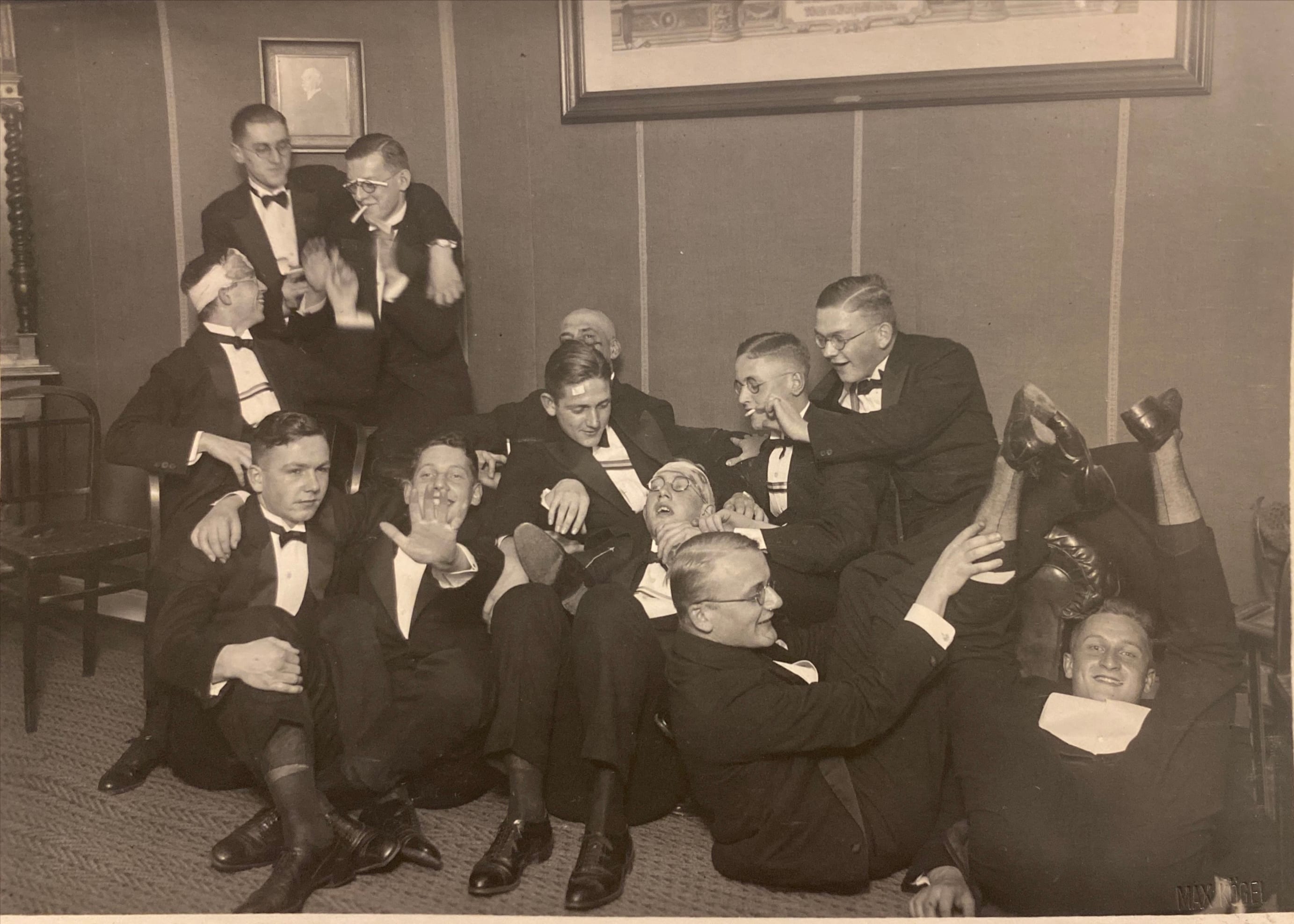Historisches Foto Corps Rhenania
